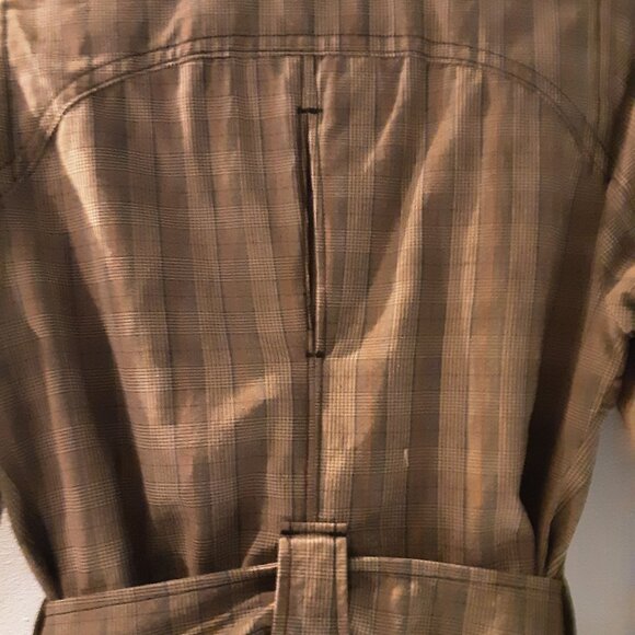 Coat Soïa and Kyo, plaid raincoat size small - Picture 6 of 7